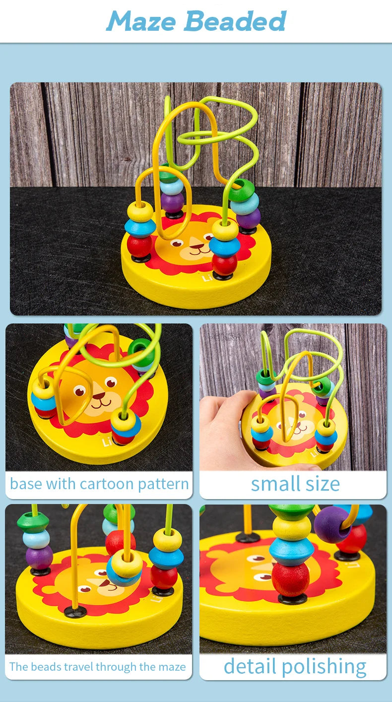 BrightMinds™ 9-in-1 Montessori Wooden Sensory Educational Activity Set