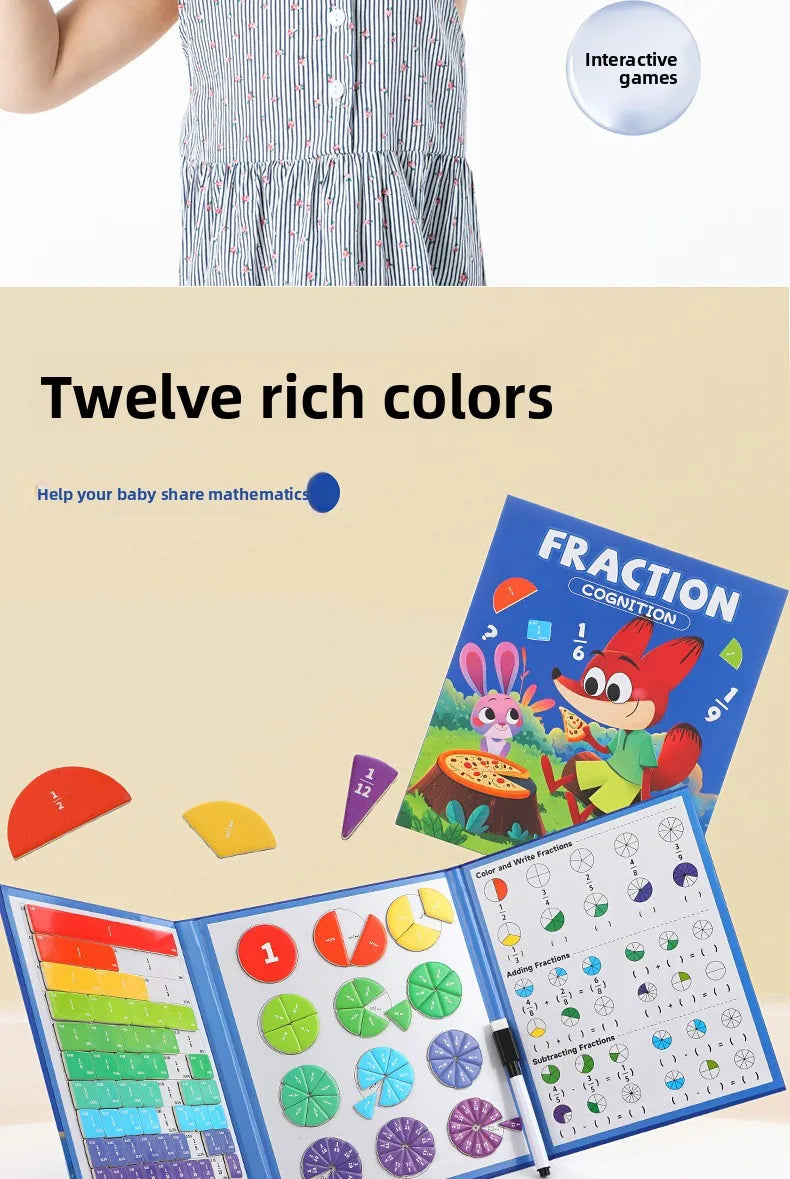 Interactive Math Teaching Kit - Fractions made easy