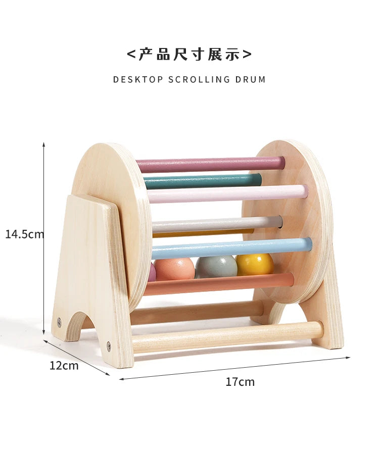 Wooden Baby Sensory Drum