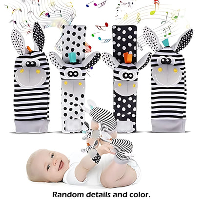 Wiggle & Giggle Rattle Set (4PCS)