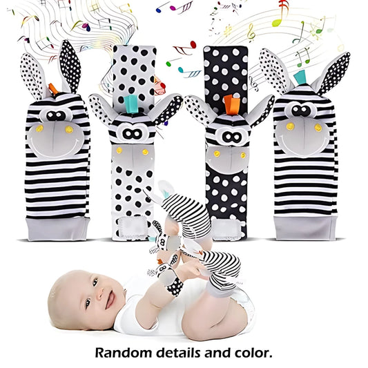 Wiggle & Giggle Rattle Set (4PCS)
