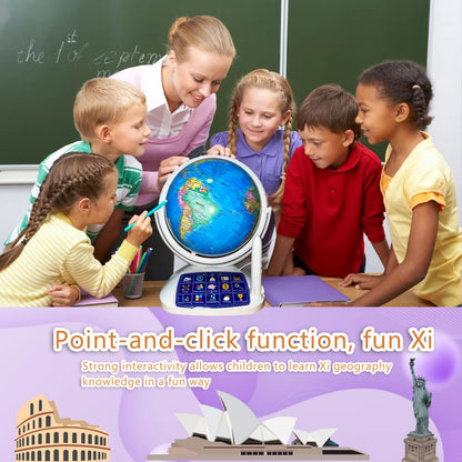 AR Terrestrial Globe - Talking Learning Geography and the World