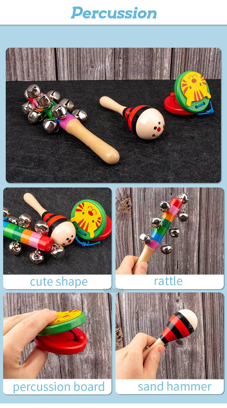 BrightMinds™ 9-in-1 Montessori Wooden Sensory Educational Activity Set