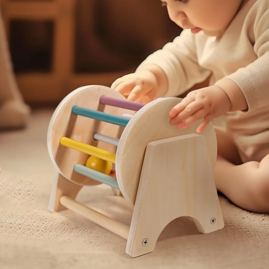 Wooden Baby Sensory Drum