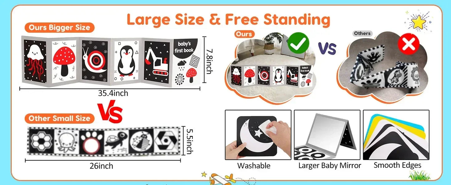 Early Learning - Black and White Baby Book