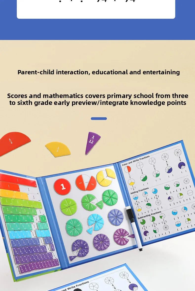 Interactive Math Teaching Kit - Fractions made easy
