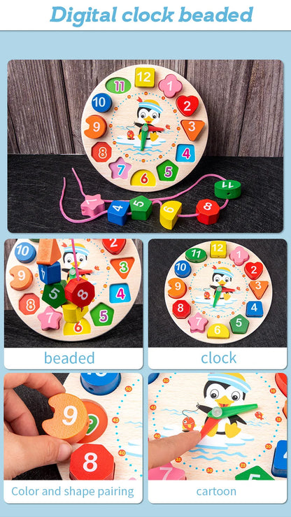 BrightMinds™ 9-in-1 Montessori Wooden Sensory Educational Activity Set