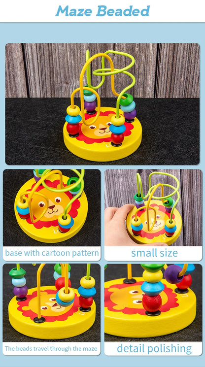 BrightMinds™ 9-in-1 Montessori Wooden Sensory Educational Activity Set