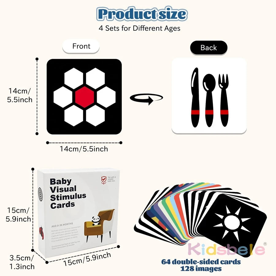 Baby Visual Stimulus Cards