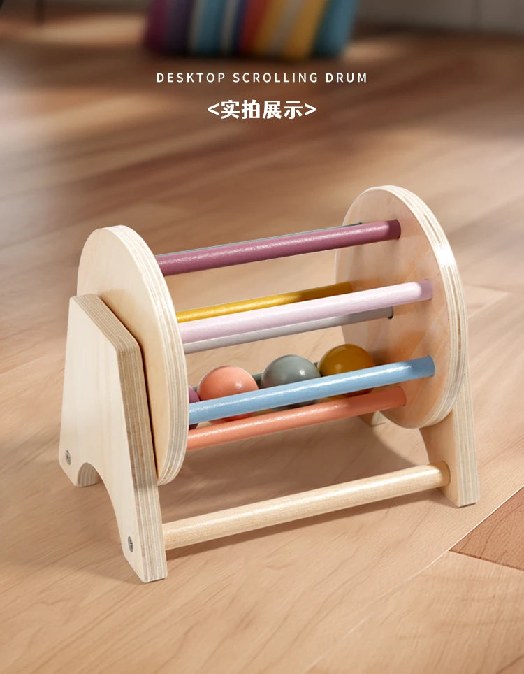 Wooden Baby Sensory Drum