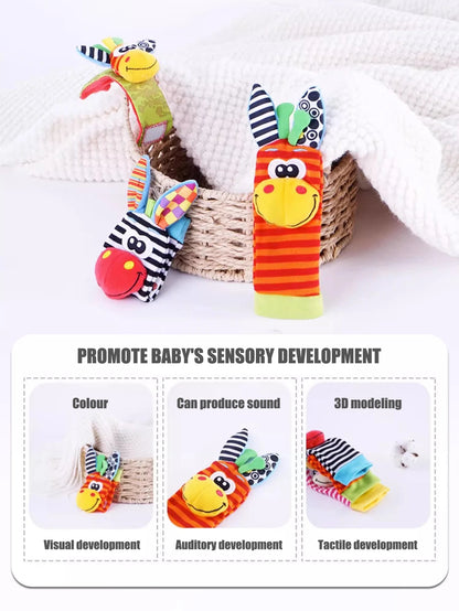 Wiggle & Giggle Rattle Set (4PCS)