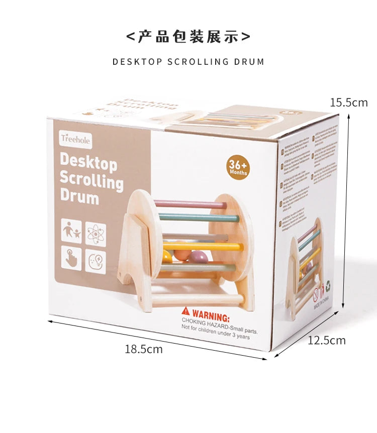 Wooden Baby Sensory Drum
