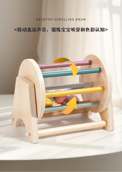 Wooden Baby Sensory Drum