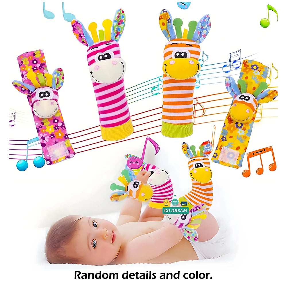 Wiggle & Giggle Rattle Set (4PCS)