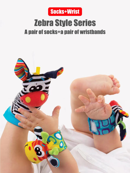 Wiggle & Giggle Rattle Set (4PCS)